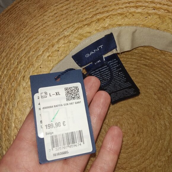 Brand new GANT straw hat main image 3